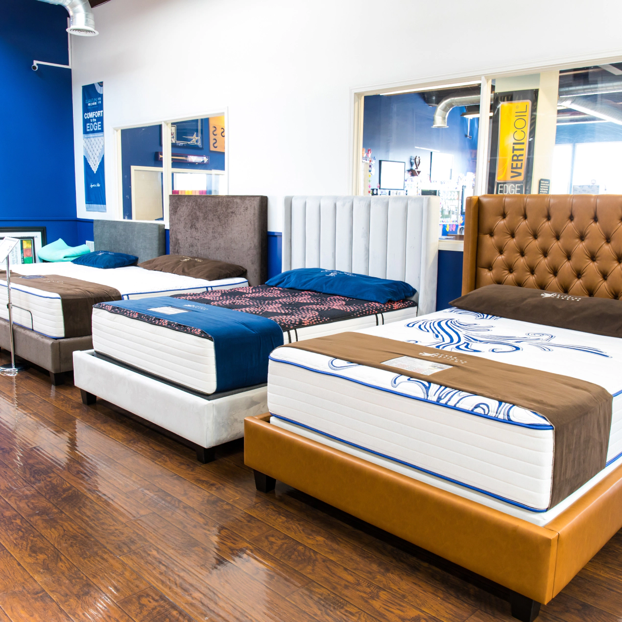 showroom mattresses